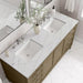 Chicago 60" Double Vanity Walnut Whisper With Ethereal Noctis Silestone Top