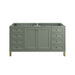 Chicago 60 Inch Double Vanity Smokey Celadon Cabinet Only