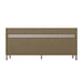Chicago 72" Double Vanity Walnut Whisper Back View