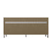 Chicago 72" Double Vanity Whitewashed Walnut Back View