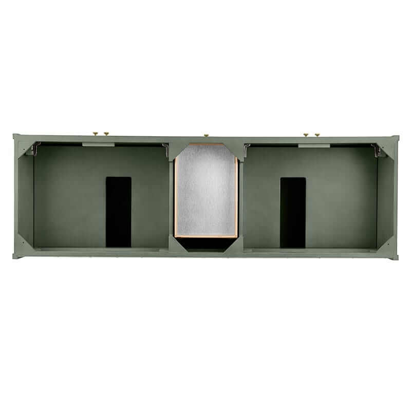 Chicago 72 Inch Double Vanity Smokey Celadon Top View