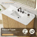 Clayton 48 Single Bathroom Vanity with Top Washed Light Brown Countertop