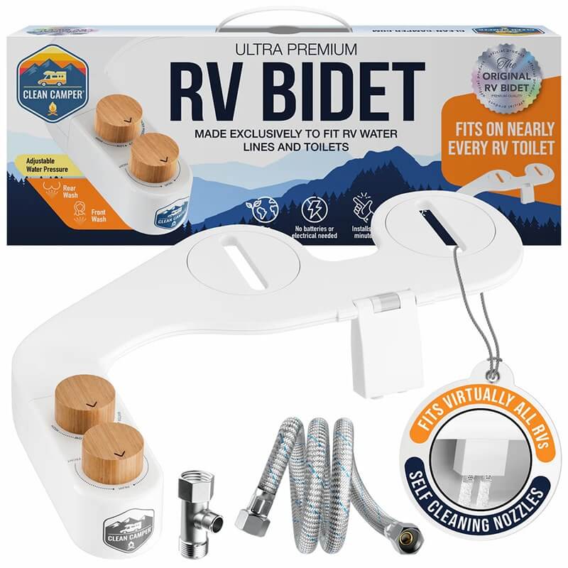 clean camper original ultra premium rv bidet with box