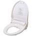 clean sense 1500 bidet toilet seat corner view open lid