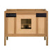 Colbie 42 inch Single Sink Teak Bathroom Vanity Natural Teak Cabinet Only Back View