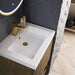 Columbia 24 Inch Single Vanity Radiant Gold Latte Oak White Zeus Silestone Top
