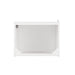 Columbia 24 Inches Single Wall Mount Vanity Glossy White Top View