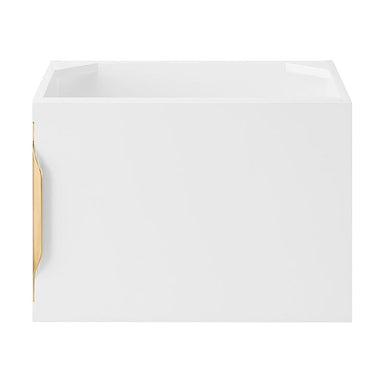 Columbia 24" Single Wall Mount Vanity Glossy White Cabinet Only