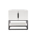 Columbia 31.5" Single Vanity in Glossy White Matte Black Cabinet Only