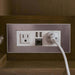 Columbia 48 Inch Single Wall Mount Vanity 120 Volt Electrical Component With Two Electrical and Two USB 2.0 Outlets