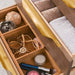 Columbia 59" Double Vanity Open Drawers