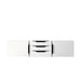 Columbia 59" Double Wall Mount Vanity in Glossy White Matte Black Cabinet Only