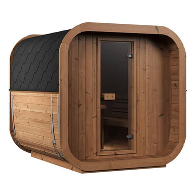 Cubist Collection Outdoor Sauna Corner View