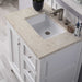 De Soto 30" Single Vanity in Bright White With Tajnar Eclos Top