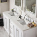 De Soto 72 Inch Double Vanity Set Bright White With Eternal Jasmine Pearl Silestone Top