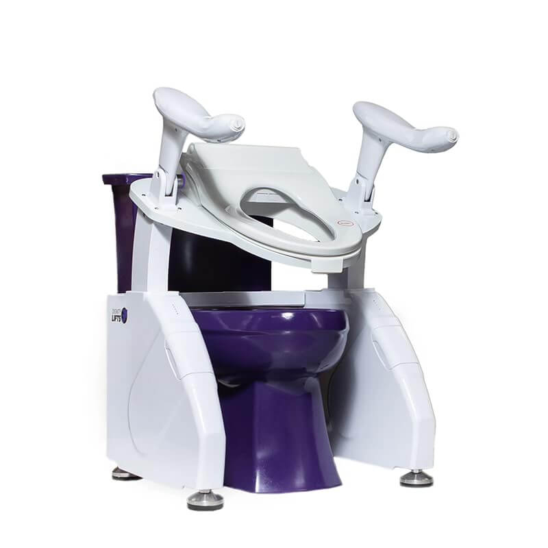 Dignity Lifts Bidet Toilet Lift WL2 Corner View Lifted