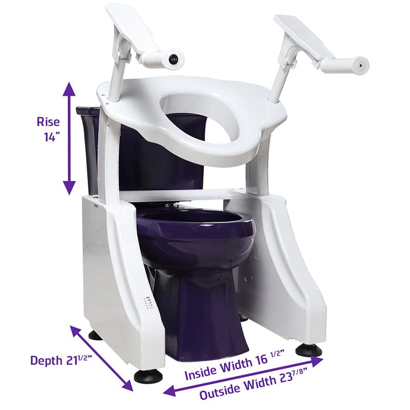 dignity lifts deluxe toilet lift dl1 dimensions