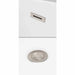 Dorrit 66 Inch Freestanding Acrylic White Bathtub With Brushed Nickel Trim Pop Up Drain and Overflow Plate