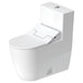 duravit 611000 sensowash slim shower toilet seat corner view close lid