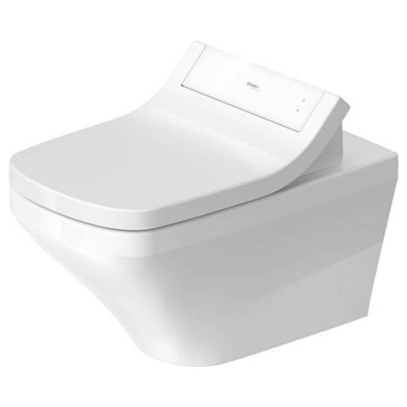 duravit 613200 sensowash classic toilet seat on tankless toilet