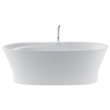 duravit 700330 cape cod freestanding bathtub front view