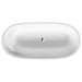 duravit 700330 cape cod freestanding bathtub top view