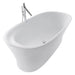 duravit cape cod freestanding bathtub top side view