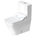 duravit sensowash 611200 slim toilet seat close lid with toilet