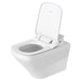 duravit sensowash 611200 slim toilet seat open lid with toilet