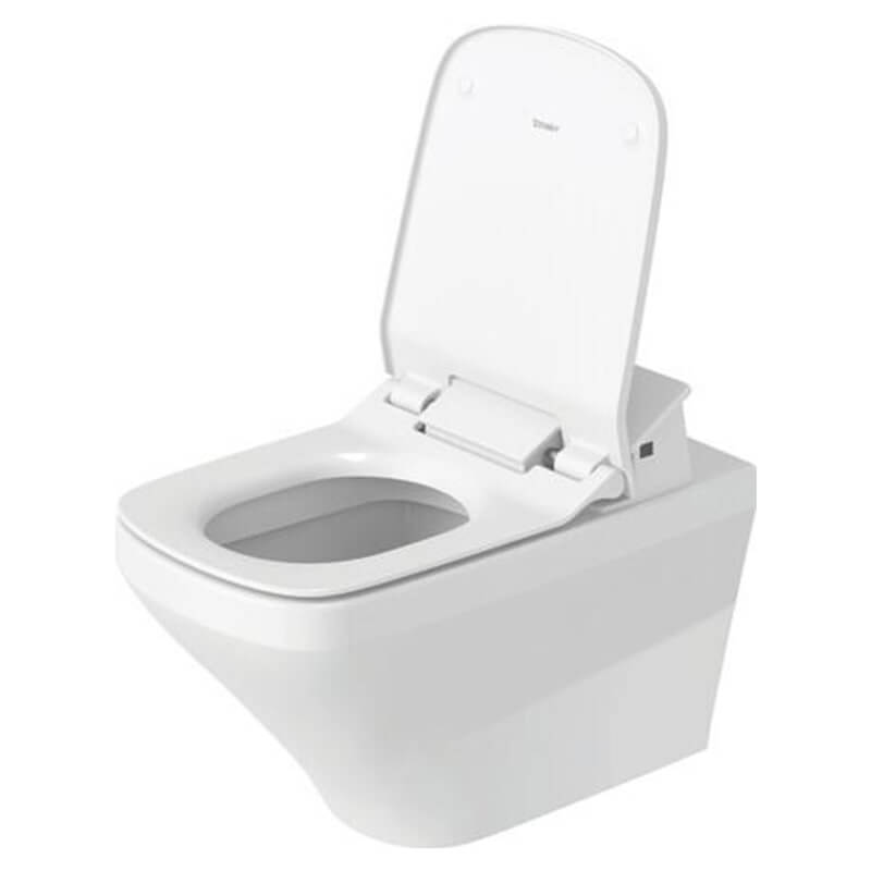 duravit sensowash 611200 slim toilet seat open lid with toilet