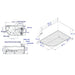 EAGO AM124ETL-L 6 ft Right Drain Corner Acrylic White Whirlpool Bathtub for Two Specifications