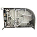 EAGO AM124ETL-R 6 ft Right Corner Acrylic White Whirlpool Bathtub for Two Engineering Backbone