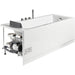 EAGO AM154ETL-R5 5 ft Acrylic White Rectangular Whirlpool Bathtub with Fixtures Exposed Mechanical Systems