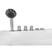 EAGO AM161-L 59 Single Person Corner White Acrylic Whirlpool Bathtub Fixture Close-Up