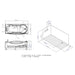 EAGO AM189ETL-L 6 ft Right Drain Acrylic White Whirlpool Bathtub with Fixtures Master Spec Sheet