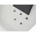 EAGO AM189ETL-R 6 ft Left Drain Acrylic White Whirlpool Bathtub with Fixtures Close-Up Five Chrome Jets