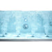 EAGO AM189ETL-R 6 ft Left Drain Acrylic White Whirlpool Bathtub with Fixtures Rising Bubbles