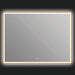 Eden Led Mirror Brushed Gold Front View 48” X 36”