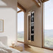 Electric Mirror Ascension Lighted Wardrobe Cabinet Front View