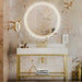 Electric Mirror Brilliance Lighted Mirror in Brushed Brass