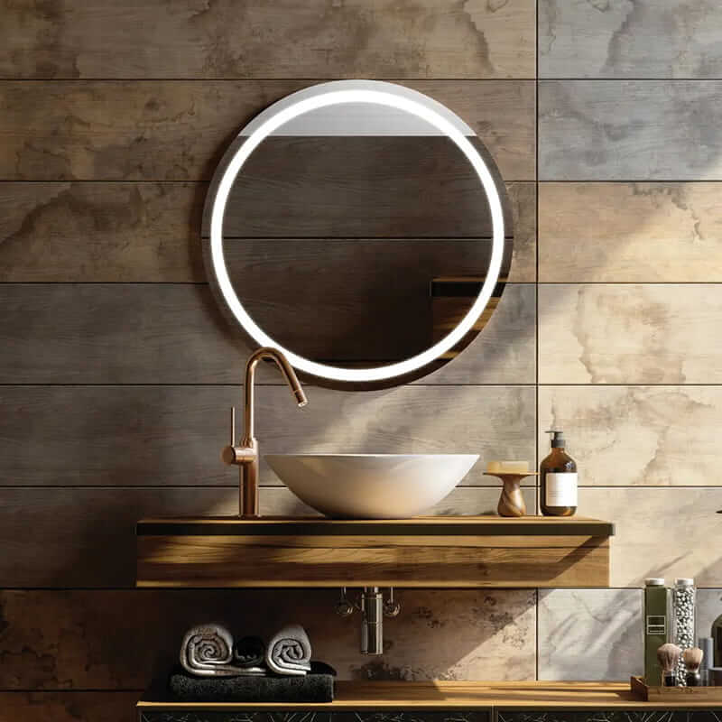 Electric Mirror Eternity Lighted Mirror Font View