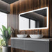 electric mirror eyla LED lighted mirror 60 x 36 inch corner view