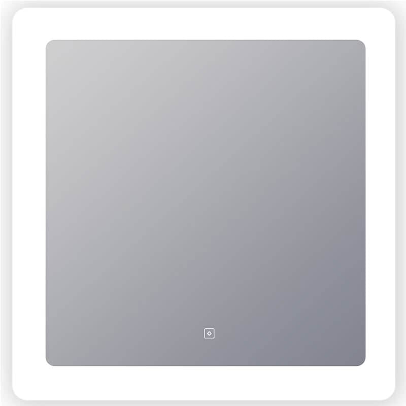 electric mirror eyla LED lighted mirror front view 36 x 36 inch with keen