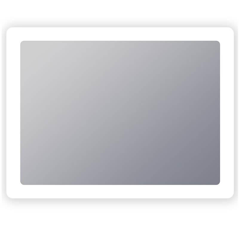 electric mirror eyla LED lighted mirror front view 48 x 36 inch