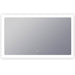 electric mirror eyla LED lighted mirror front view 60 x 36 inch with keen