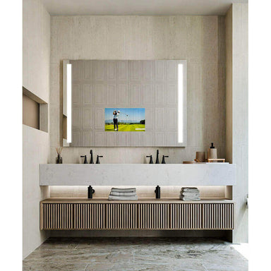 Electric Mirror Fusion Led Lighted Mirror Tv Front View