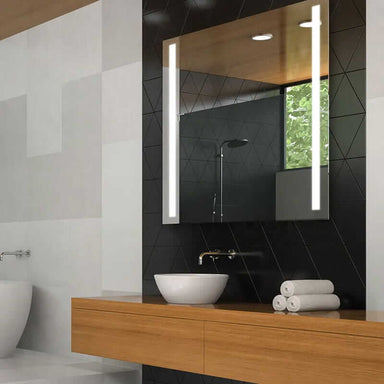 Electric Mirror Fusion Lighted Mirror Corner View