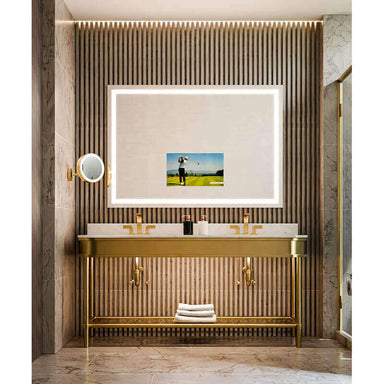 Electric Mirror Integrity Led Lighted Mirror Tv Front View