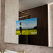 Electric Mirror Loft Led Lighted Mirror Tv Corner View Up Close