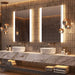 Electric Mirror Novo Lighted Mirror Corner View